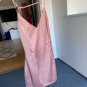 BRAND NEW NEVER WORN LEIA SATIN MINI DRESS